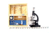 Vintage Microscope Kit by Sans & Streiffe, 500x Zoom (c.1950s) - thirdshift