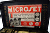 Vintage Microset Microscope Kit Model 2 MX, 125x Zoom (c.1920s) - thirdshift