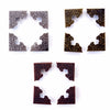 Ornate Metal Photo Corners in Antique Brass Finish (Set of 4) - thirdshift