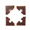 Ornate Metal Photo Corners in Antique Copper Finish (Set of 4) - thirdshift