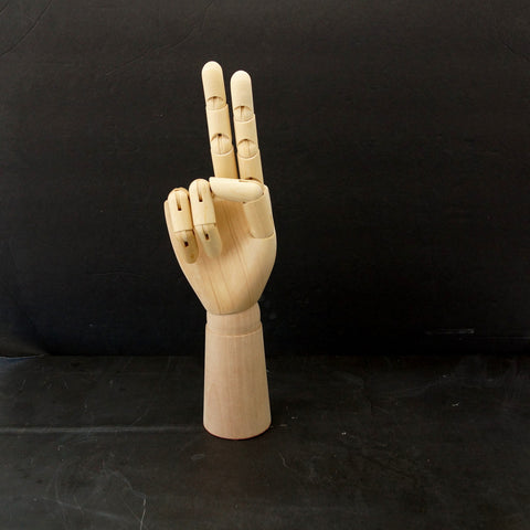 Wood Manikin / Mannequin Hand (12" high) - thirdshift