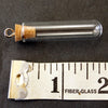 Fillable Glass Test Tube Charm with Cork Stopper and Eye Hook - thirdshift