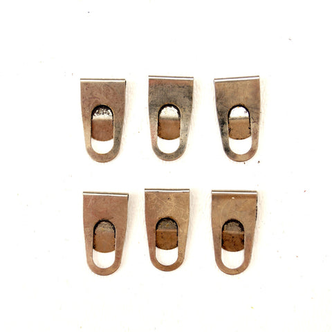 Index Clips in Antique Nickel Finish (Set of 6) - thirdshift