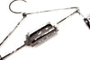 Metal Hanger with Clips in Antique Nickel Finish, 5-3/4" wide - thirdshift