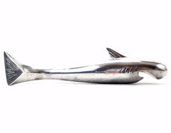 Vintage Shark Bottle Opener / Bremer Fish Shaped Aluminum Opener 7" long (c.1950s) N2 - thirdshift