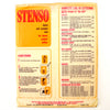 Vintage STENSO Stencil Lettering Guide, Roman 1/2" to 2-1/2" Letters Numbers (c.1966) - thirdshift