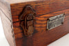 Vintage Wood Box with Lid, Handle and Metal Label Plate, Navy Bureau of Ships WWII (c1945) - thirdshift