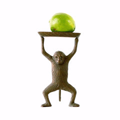 Vintage Monkey Tray in Cast Brass (c.1970s) - thirdshift
