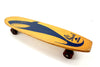 Vintage Nash Shark Skateboard in Wood with Dark Blue Shark (c.1960s) N1 - thirdshift
