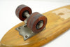 Vintage Nash Shark Skateboard in Wood with Dark Blue Shark (c.1960s) N1 - thirdshift