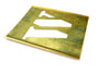 Vintage Brass Stencil Letter "W" Reese's Interlocking Stencils, 2-1/2" letter, 4-1/2" tall (c.1950s) - thirdshift