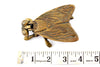 Vintage Brass Fly Ashtray / Trinket Box with Flat Pivoting Wings (c.1950s) - thirdshift
