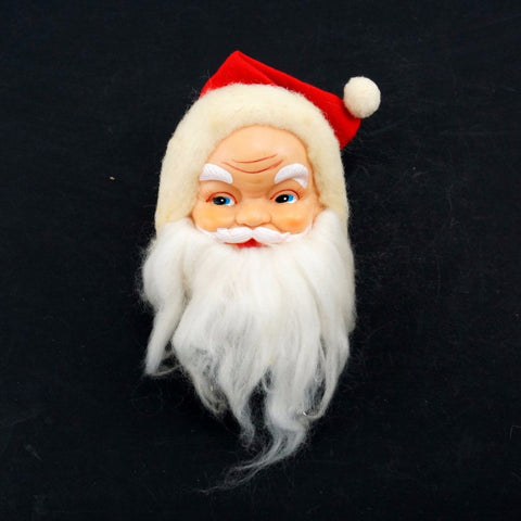 Vintage Santa Claus Head Ornament (c.1950s) N6 - thirdshift