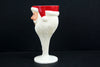 Vintage Santa Claus Face Stemmed Goblet (c.1980s) - thirdshift