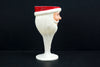 Vintage Santa Claus Face Stemmed Goblet (c.1980s) - thirdshift