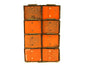 Vintage Dorman Parts Drawer Hardware Bin with 8 Drawers in Rustic Orange (c.1950s) - thirdshift