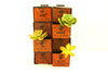 Vintage Dorman Parts Drawer Hardware Bin with 8 Drawers in Rustic Orange (c.1950s) - thirdshift