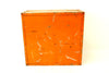 Vintage Industrial Metal Parts Cabinet, 7 Drawers in Bright Orange (c.1950s) - thirdshift