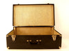 Vintage Black Suitcase with Metal Corners (c.1940s) - thirdshift