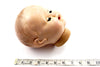 Vintage Baby Doll Head with Sleep Eyes and Molded Hair, 6.5" tall (c.1920s) N1 - thirdshift