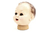 Vintage Baby Doll Head with Sleep Eyes and Molded Hair, 6.5" tall (c.1920s) N2 - thirdshift