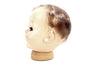 Vintage Baby Doll Head with Sleep Eyes and Molded Hair, 6.5" tall (c.1920s) N2 - thirdshift