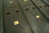 Vintage Industrial Metal Receipt Holder with Numbered Spring Clips, Double-Sided #31-50 (c.1920s) - thirdshift