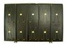 Vintage Industrial Metal Receipt Holder with Numbered Spring Clips, Double-Sided #51-70 (c.1920s) - thirdshift