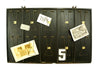 Vintage Industrial Metal Receipt Holder with Numbered Spring Clips, Double-Sided #51-70 (c.1920s) - thirdshift