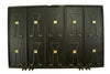 Vintage Industrial Metal Receipt Holder with Numbered Spring Clips, Double-Sided #111-130 (c.1920s) - thirdshift