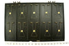 Vintage Industrial Metal Receipt Holder with Numbered Spring Clips, Double-Sided #111-130 (c.1920s) - thirdshift