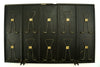 Vintage Industrial Metal Receipt Holder with Numbered Spring Clips, Double-Sided #171-190 (c.1920s) - thirdshift