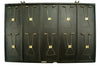 Vintage Industrial Metal Receipt Holder with Numbered Spring Clips, Double-Sided #171-190 (c.1920s) - thirdshift