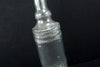 Decorative Clear Glass "Cylinder Style" Bottle with Cork, 12" tall - thirdshift