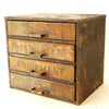 Vintage Weatherhead Original Equipment Fittings Hardware Cabinet, Rust (c.1940s) - thirdshift