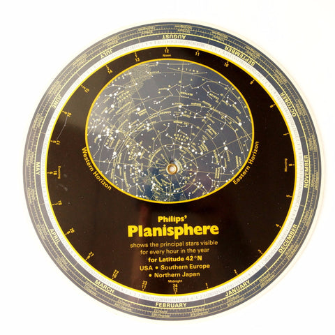 Vintage Planisphere by Philips (c.1982) - thirdshift