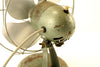 Vintage Industrial Super Lectric Open Cage Fan, Silver Aluminum Blades (c.1950s) - thirdshift