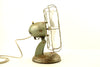 Vintage Industrial Super Lectric Open Cage Fan, Silver Aluminum Blades (c.1950s) - thirdshift