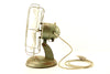 Vintage Industrial Super Lectric Open Cage Fan, Silver Aluminum Blades (c.1950s) - thirdshift