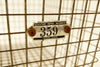 Vintage Metal Wire Locker Basket with Number 359 Tag (c.1950s) - thirdshift