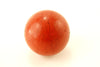 Vintage / Antique Clay Billiard Ball Red Number 3, Art Deco Pool Ball (c.1910s) - thirdshift