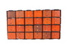 Vintage Dorman Parts Drawer Hardware Bin with 24 Drawers in Rustic Orange (c.1950s) N4 - thirdshift