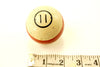 Vintage / Antique Clay Billiard Ball Red Number 11, Art Deco Pool Ball (c.1910s) - thirdshift