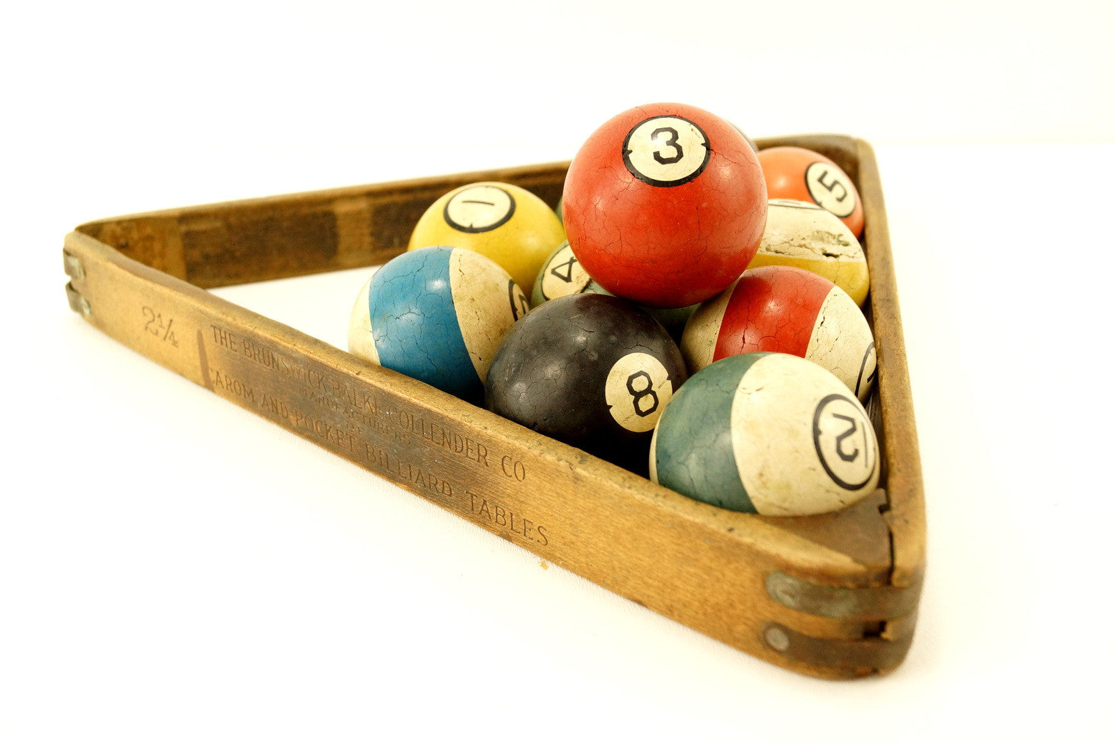 #8 Pool Ball FROM $10 SHIPPED,1500 VINTAGE, ANTIQUE BILLIARD BALLS Clay,  Aramith 