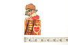 Vintage Valentine's Day Card with Die Cut Fold-Out Burglar and Ladder (c.1940s) - thirdshift
