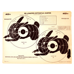 Vintage Winchester Cottontail Rabbit Shooting Target, 12 x 9 inches (c.1950s) - thirdshift