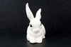 Vintage Rabbit Figures in White Ceramic, Set of 3 (c.1980s) - thirdshift