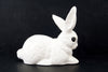 Vintage Rabbit Figures in White Ceramic, Set of 3 (c.1980s) - thirdshift