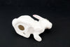 Vintage Rabbit Figures in White Ceramic, Set of 3 (c.1980s) - thirdshift