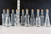 Decorative Clear Glass Bottles with Corks, 5" tall (Set of 10) - thirdshift